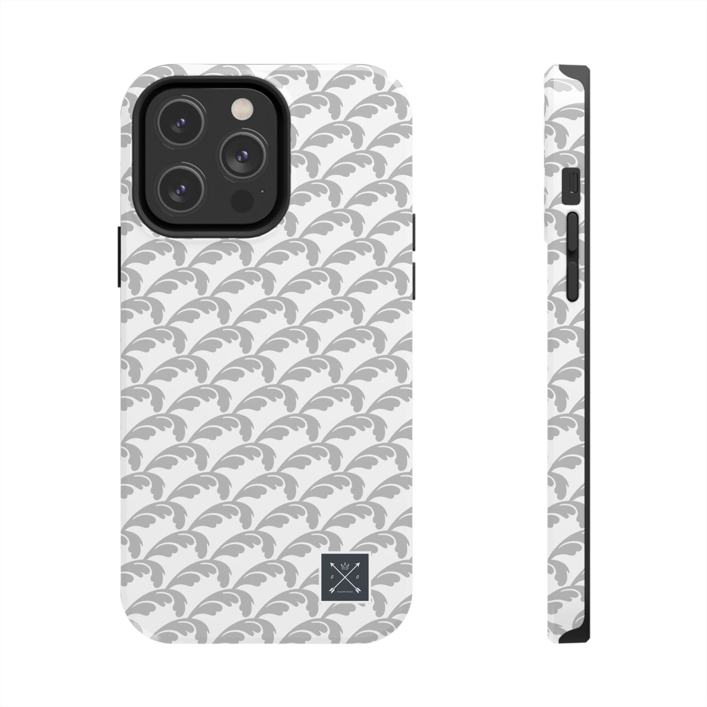 Beautiful Beloved Flourish (white/silver) - Tough Phone Cases