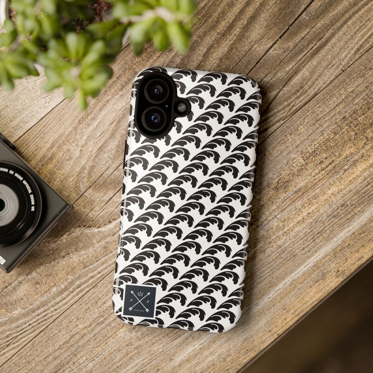 Beautiful Beloved One Flourish (black/white) - Tough Phone Cases