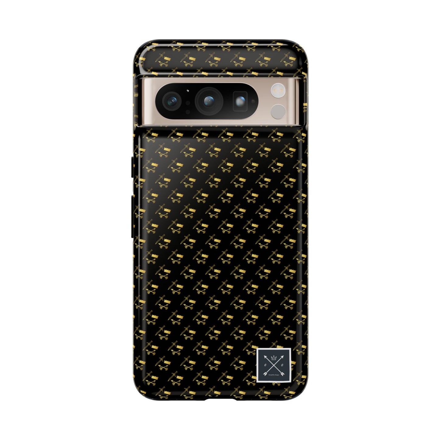 Gold and Bold Warrior Pattern - Tough Phone Cases