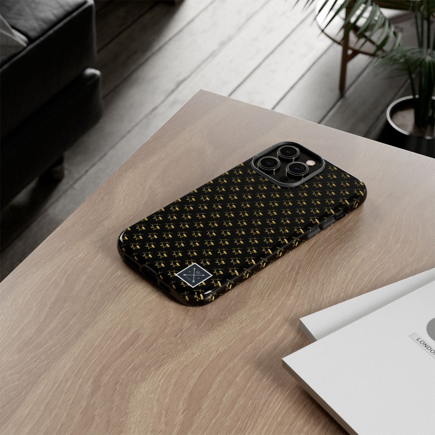 Gold and Bold Warrior Pattern - Tough Phone Cases