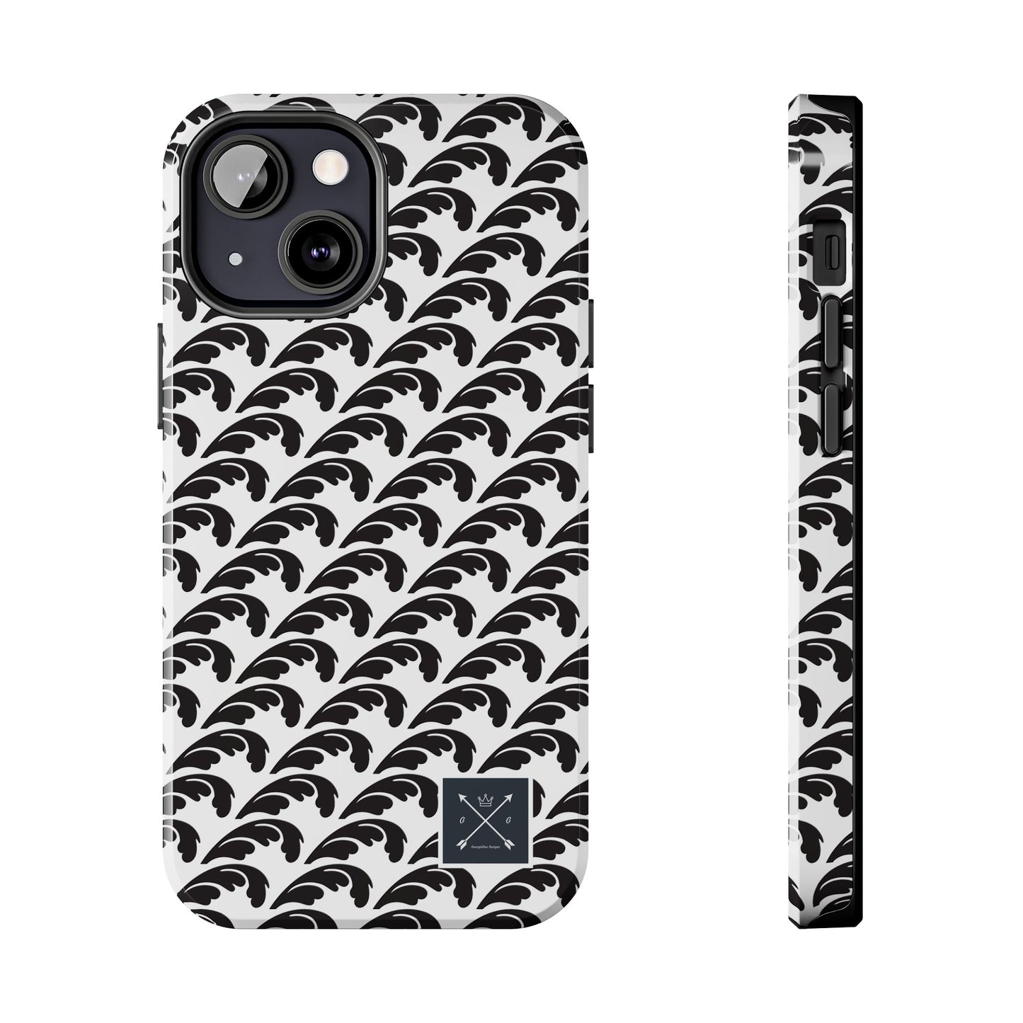 Beautiful Beloved One Flourish (black/white) - Tough Phone Cases