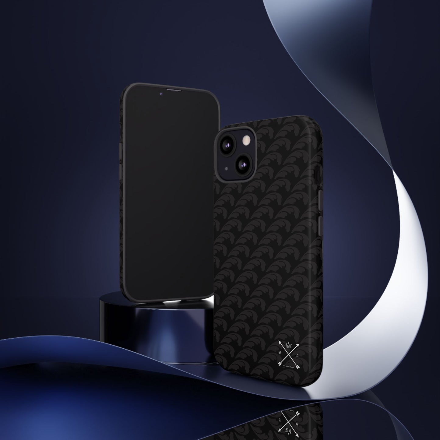 Beautiful Beloved One Flourish - Tough Phone Cases (black/black)