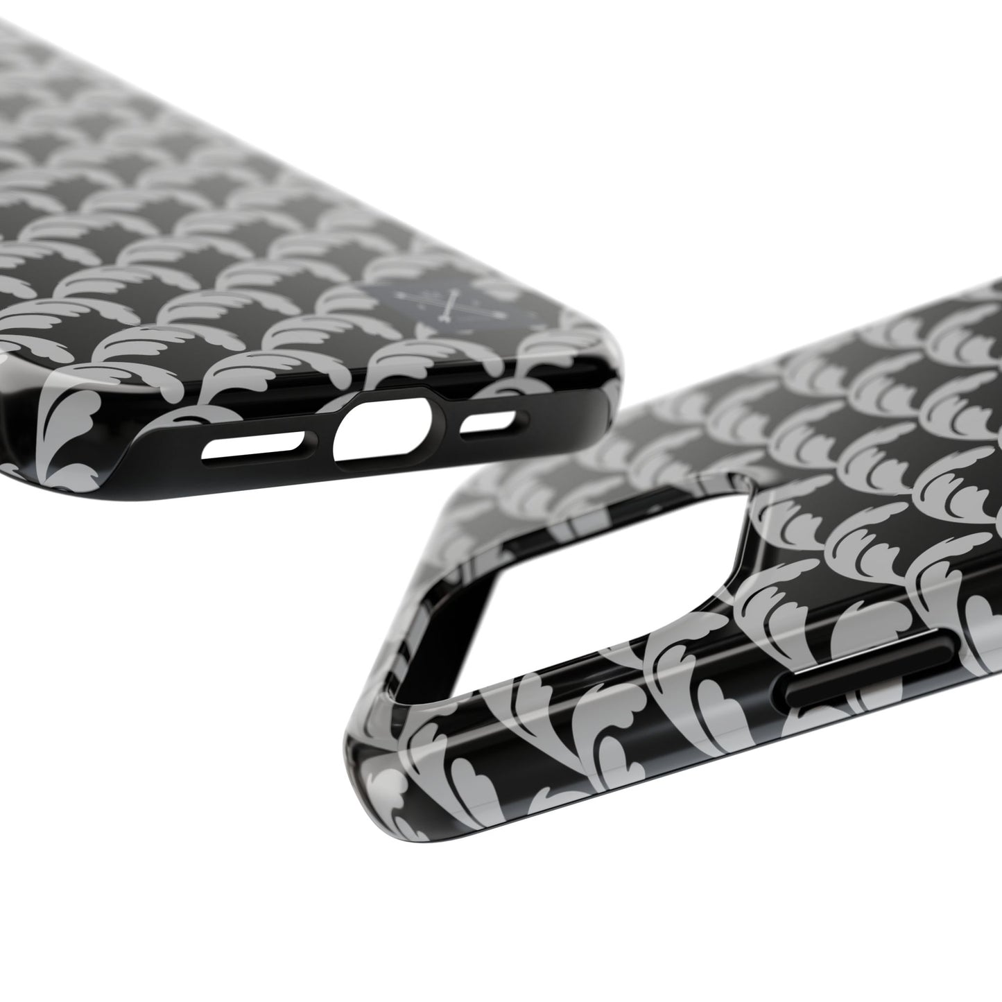 Beautiful Beloved One Flourish (silver/black) - Tough Phone Cases