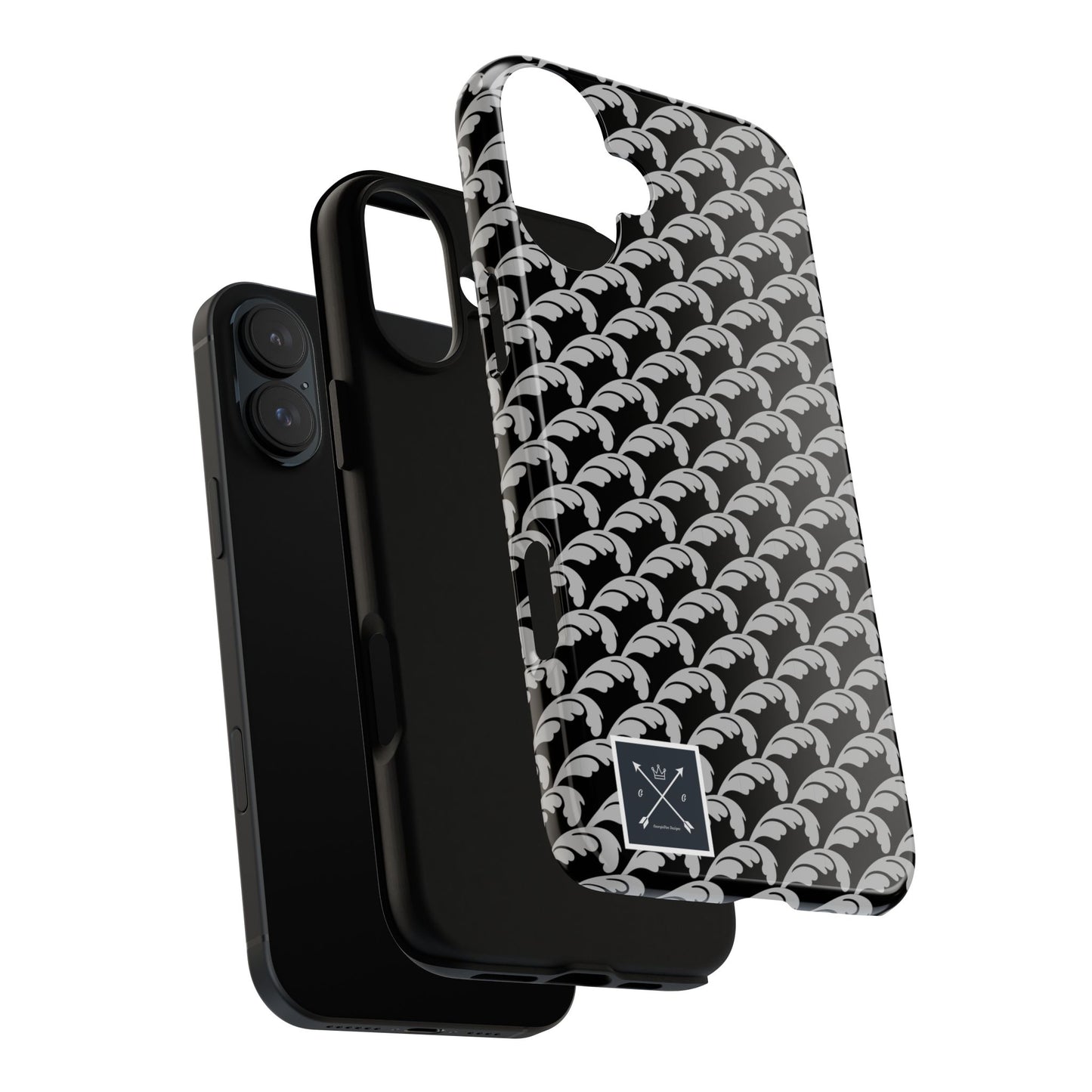 Beautiful Beloved One Flourish (black/silver) - Tough Phone Cases