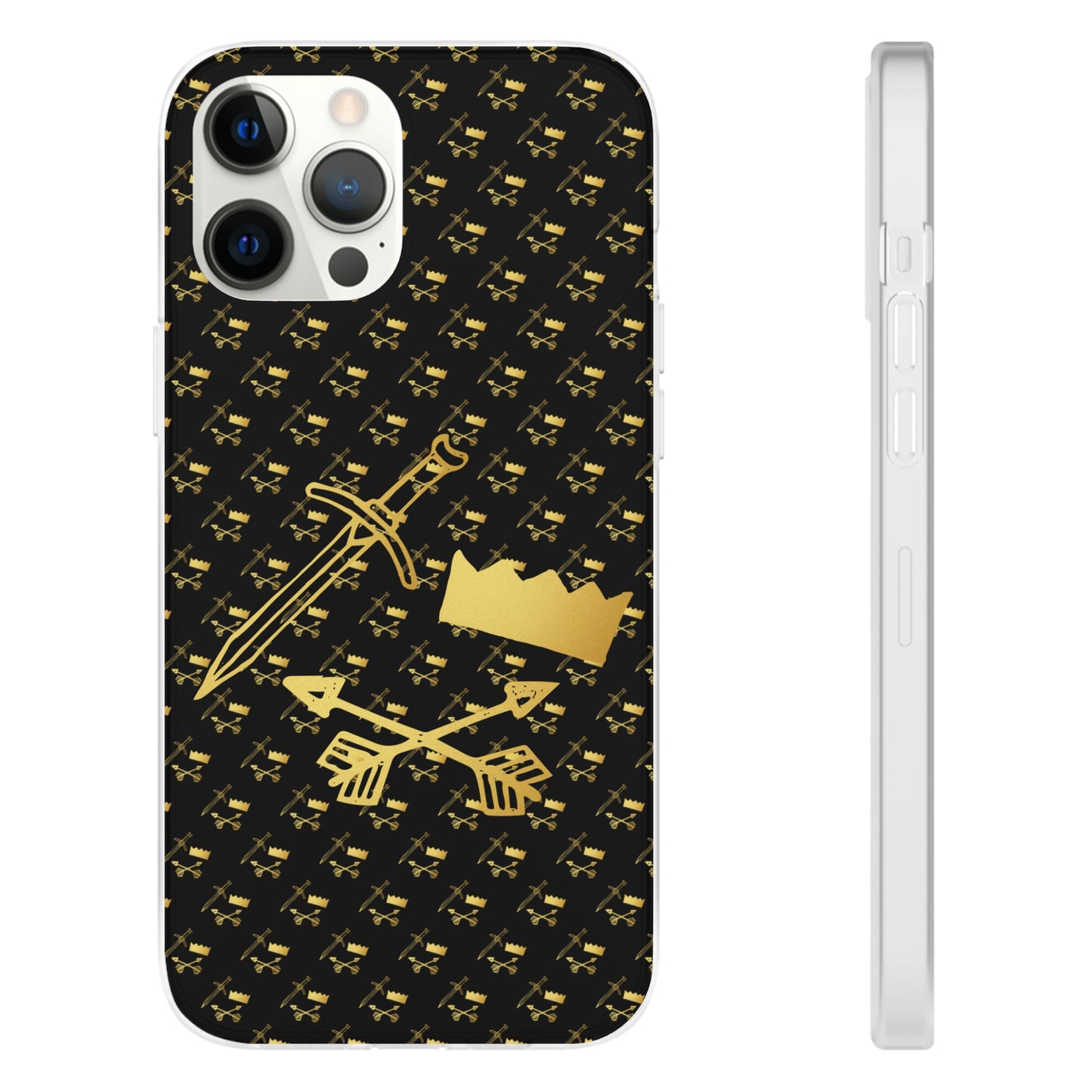 Gold and Bold Warrior - Flexi  Phone Cases