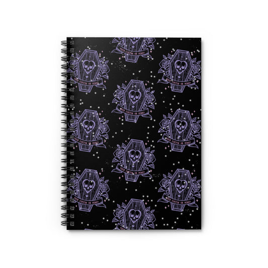Your Coffin or Mine? - Spiral Notebook - Ruled Line