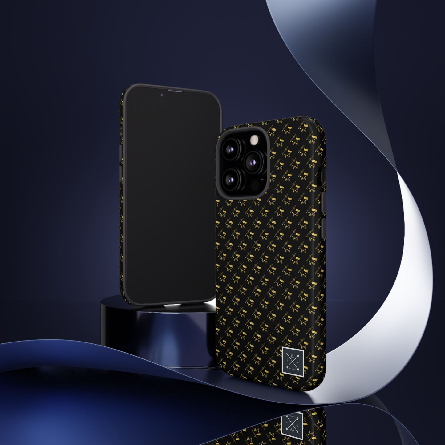 Gold and Bold Warrior Pattern - Tough Phone Cases