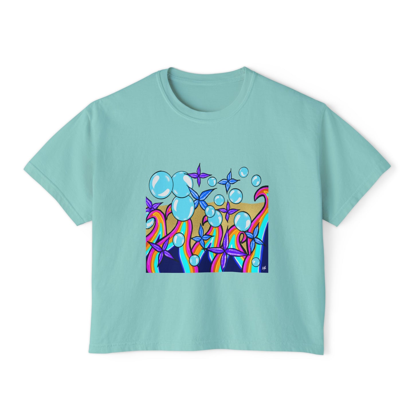 Bubble Rave - Women's Boxy Tee
