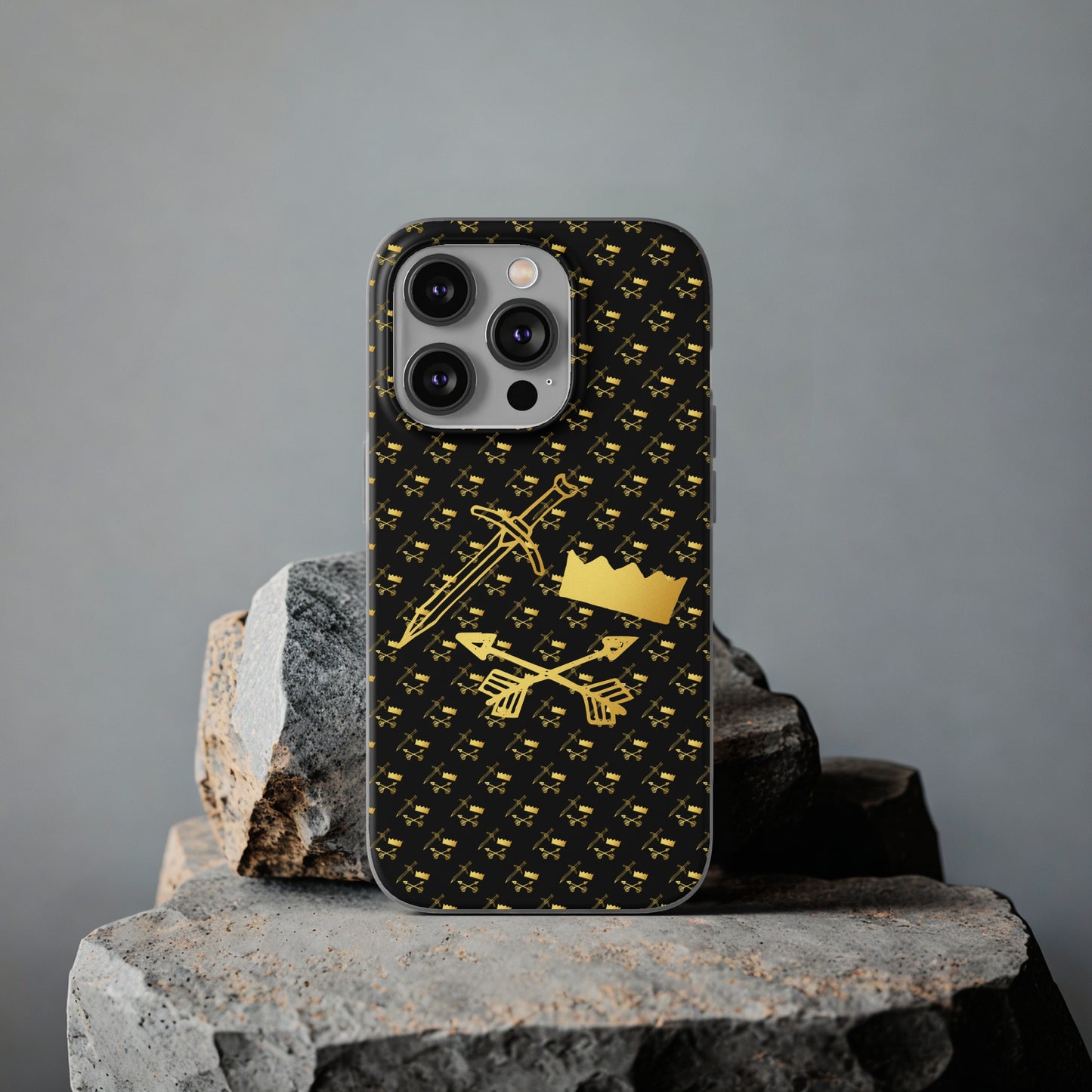 Gold and Bold Warrior - Flexi  Phone Cases