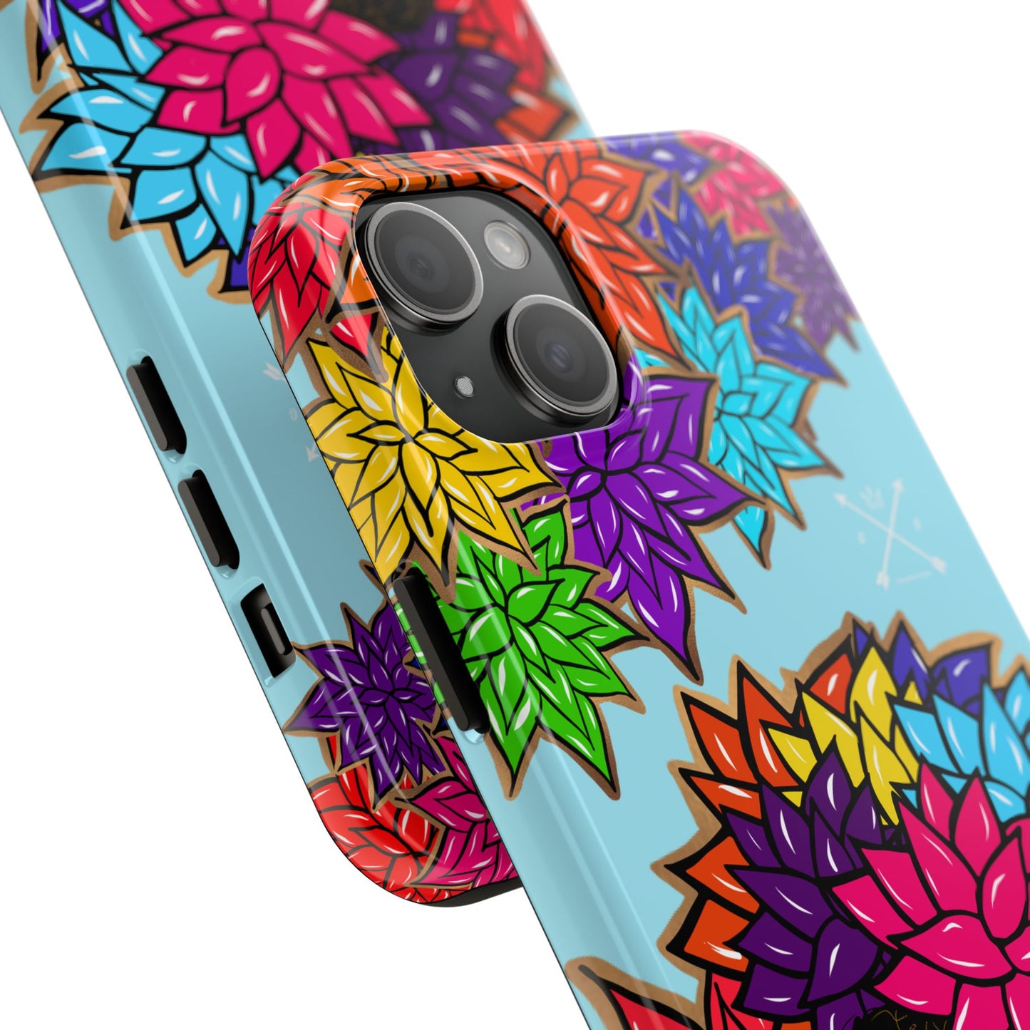Beauty with Flowers - Tough Phone Cases