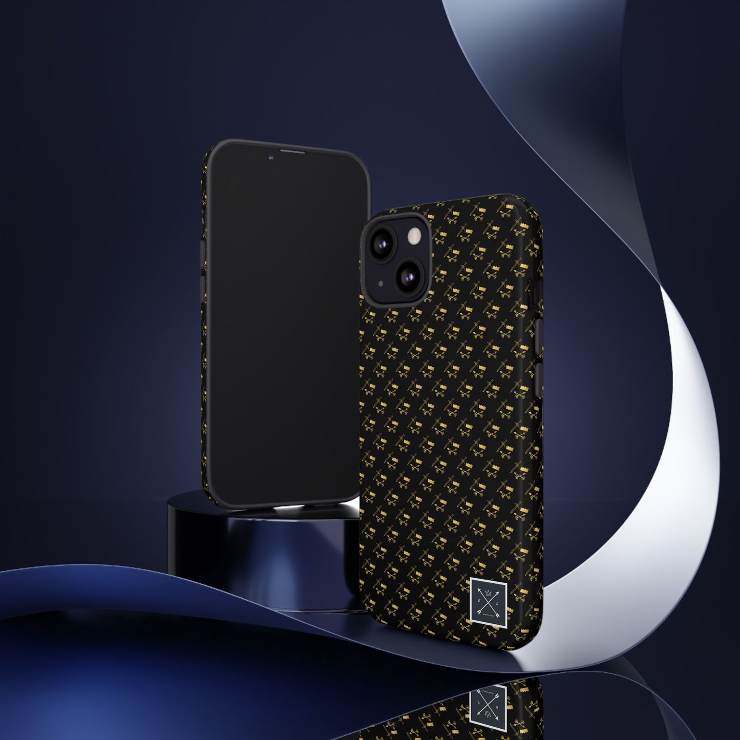 Gold and Bold Warrior Pattern - Tough Phone Cases