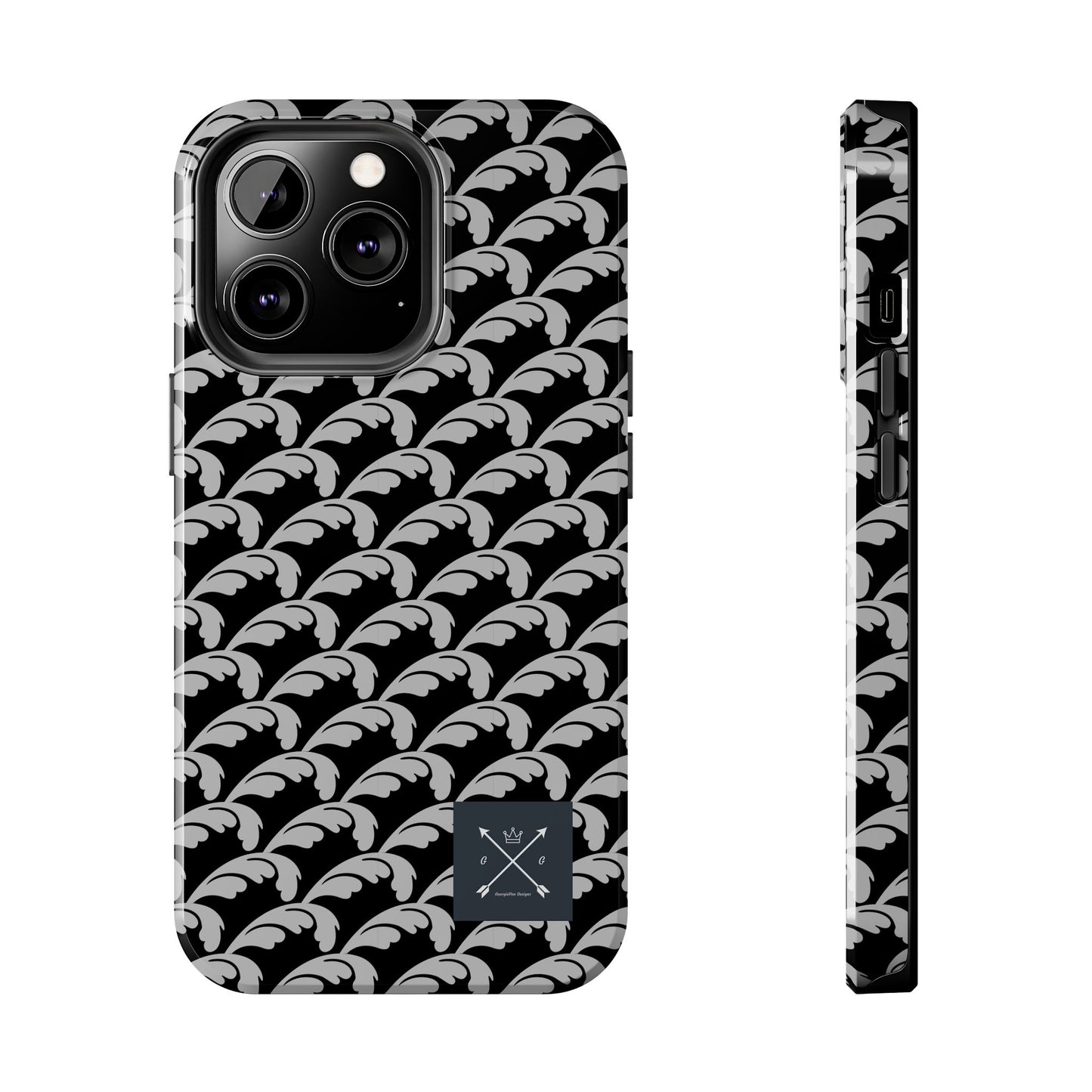 Beautiful Beloved One Flourish (silver/black) - Tough Phone Cases