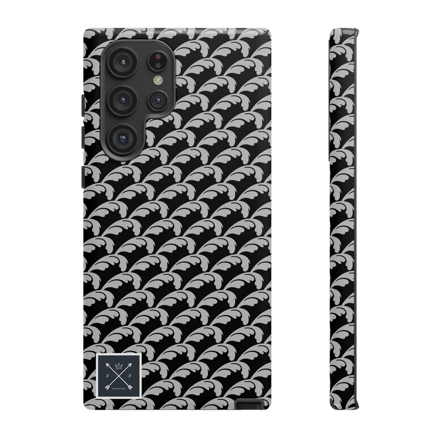 Beautiful Beloved One Flourish (black/silver) - Tough Phone Cases