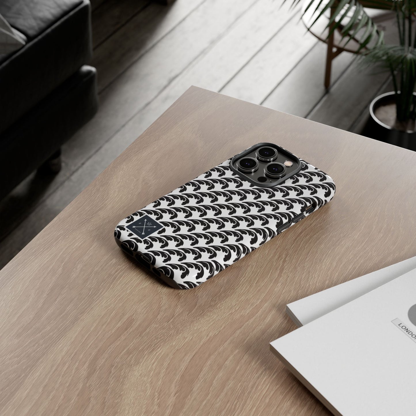 Beautiful Beloved One Flourish (black/white) - Tough Phone Cases