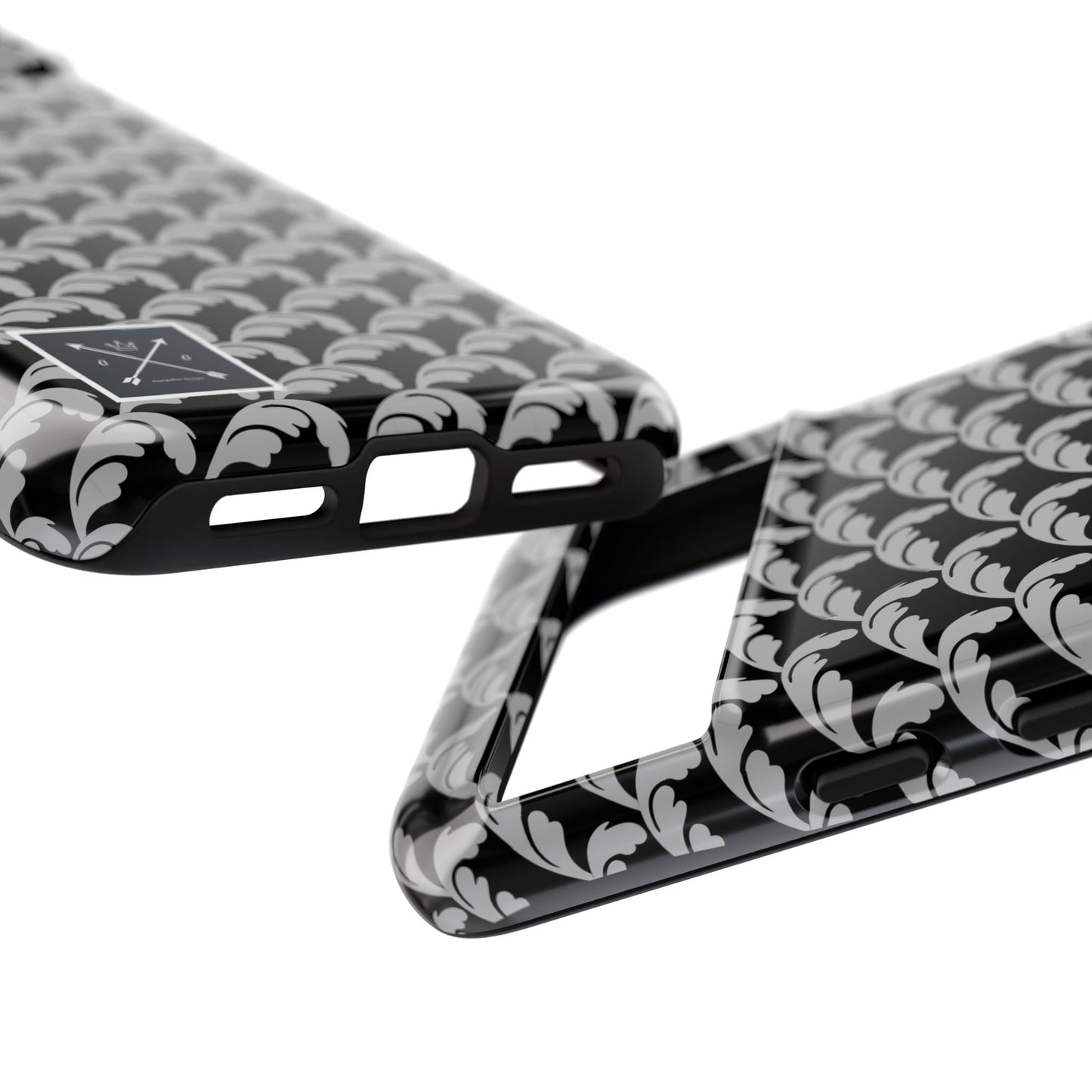 Beautiful Beloved One Flourish (black/silver) - Tough Phone Cases