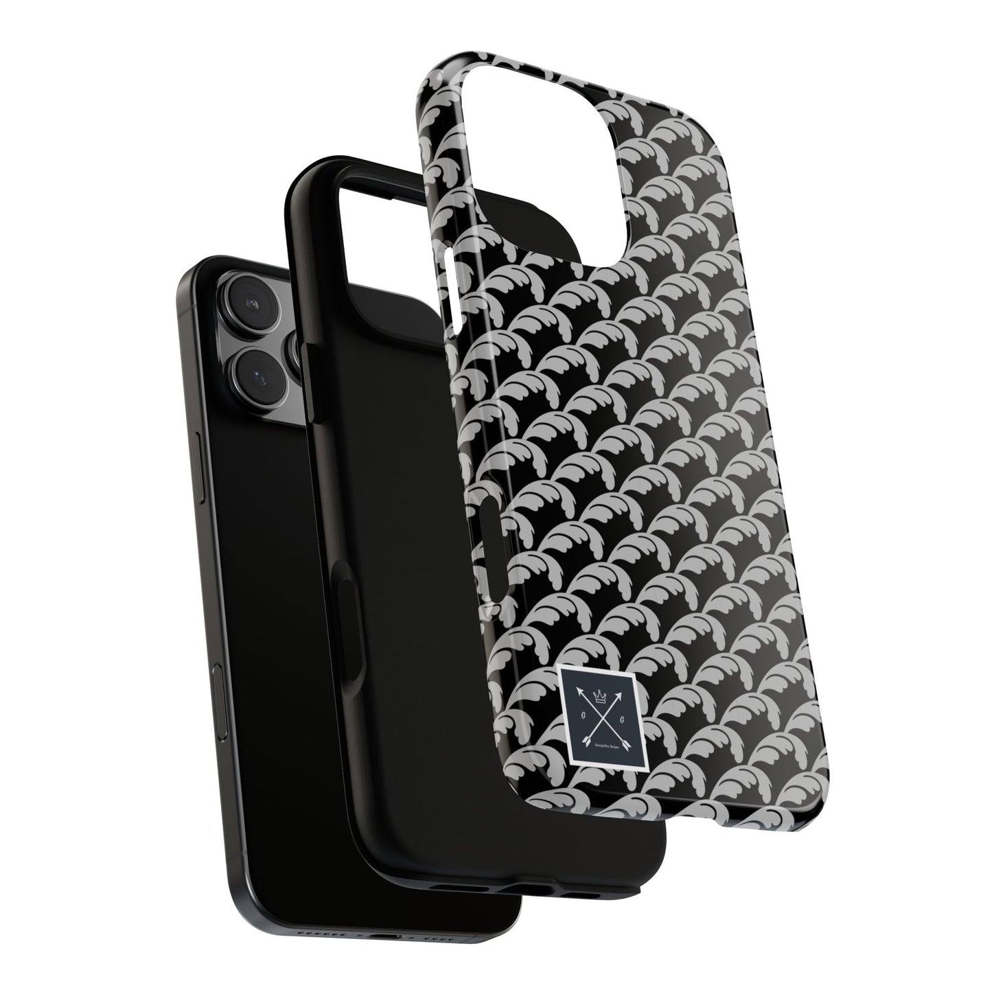 Beautiful Beloved One Flourish (black/silver) - Tough Phone Cases