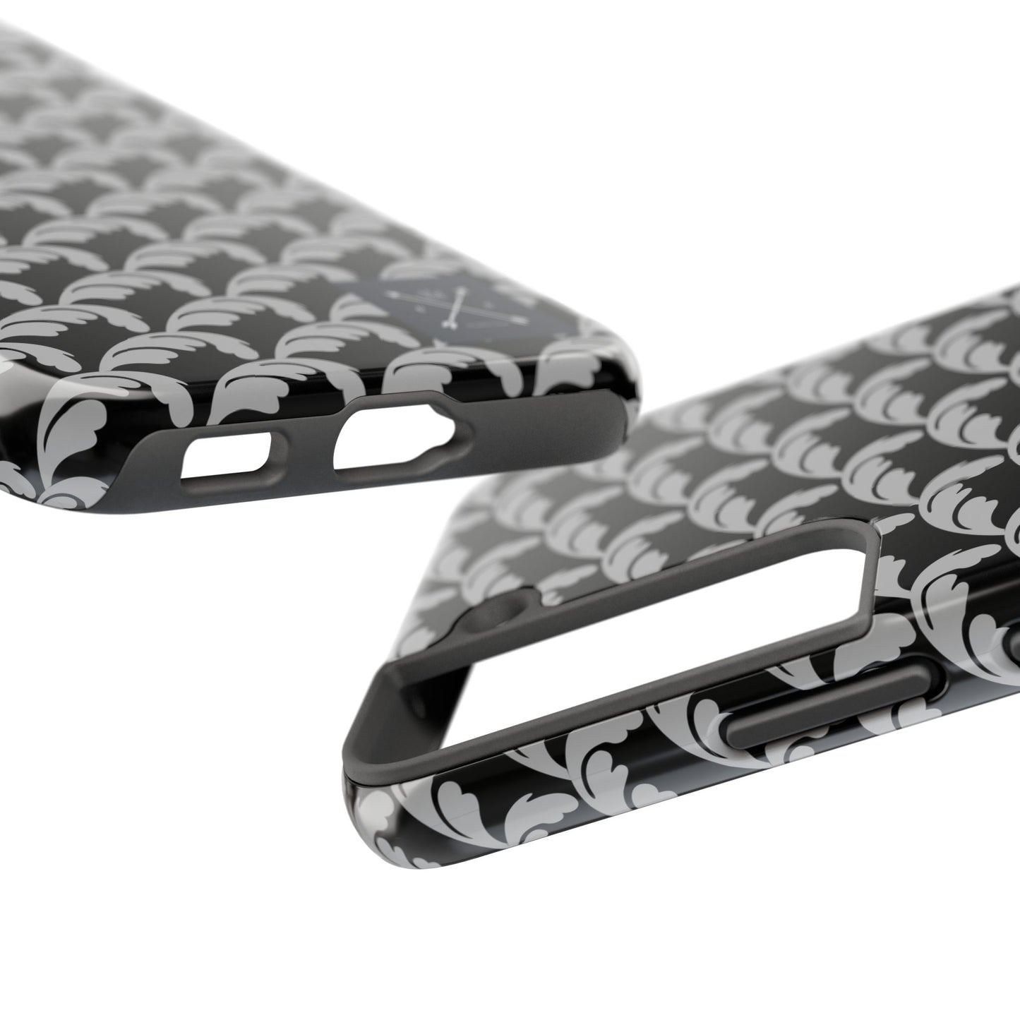 Beautiful Beloved One Flourish (silver/black) - Tough Phone Cases