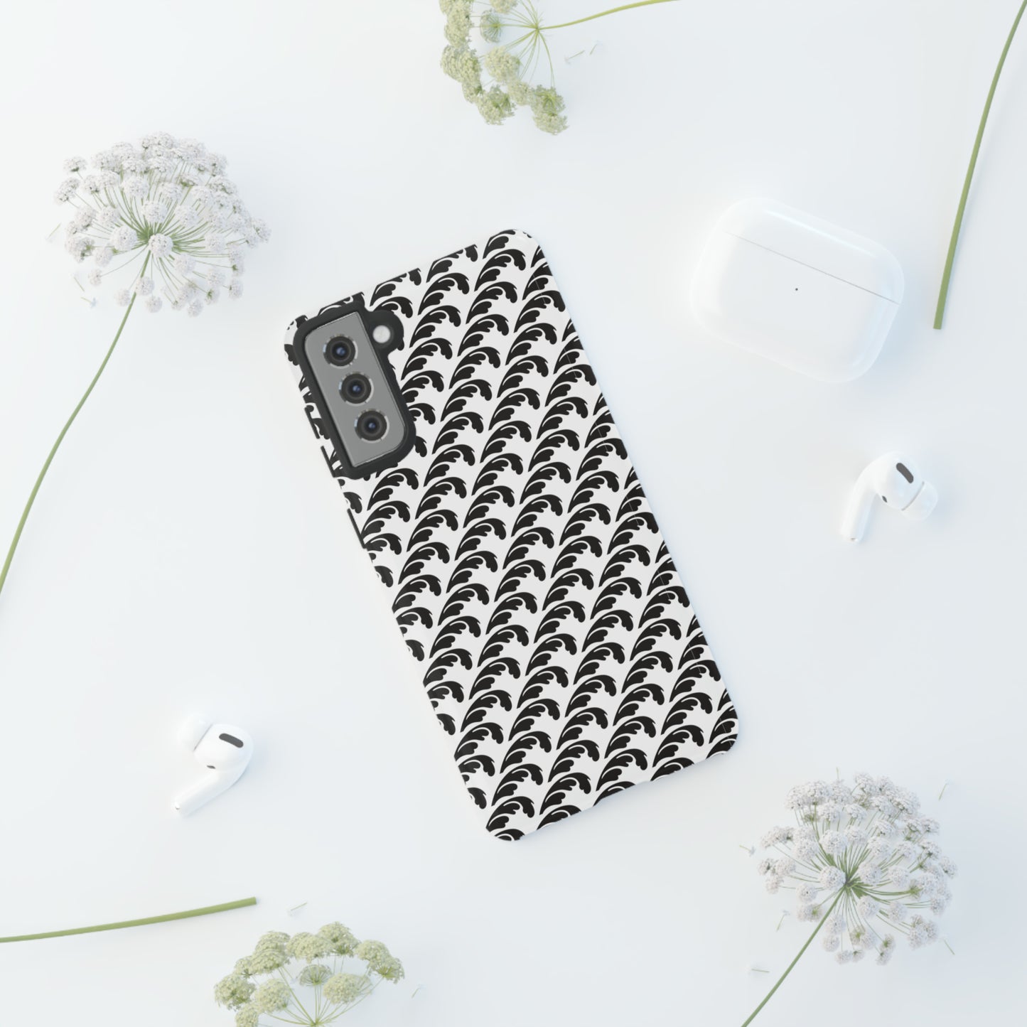 Beautiful Beloved One Flourish (black/white) - Tough Phone Cases