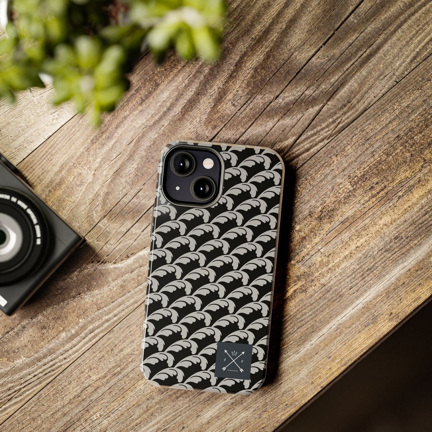 Beautiful Beloved One Flourish (silver/black) - Tough Phone Cases