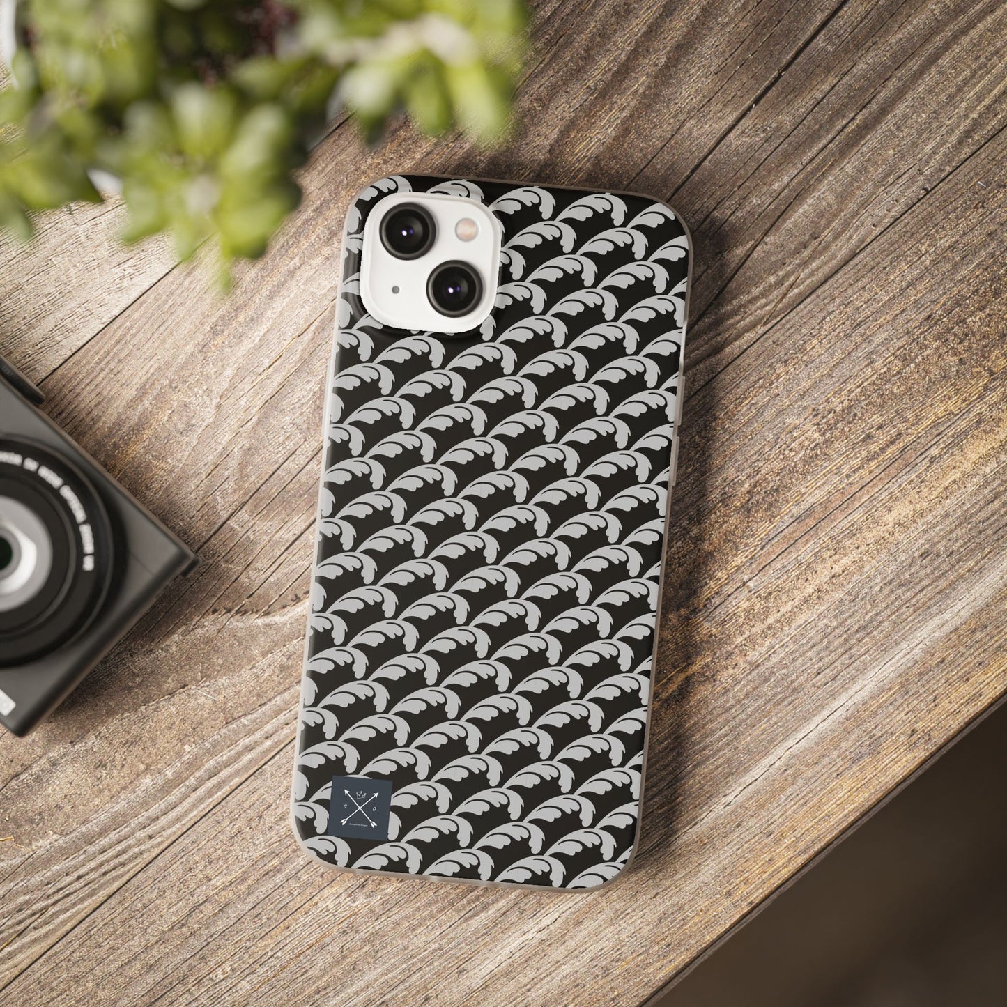 Beautiful Beloved Flourish (silver/black) - Flexi Phone Cases