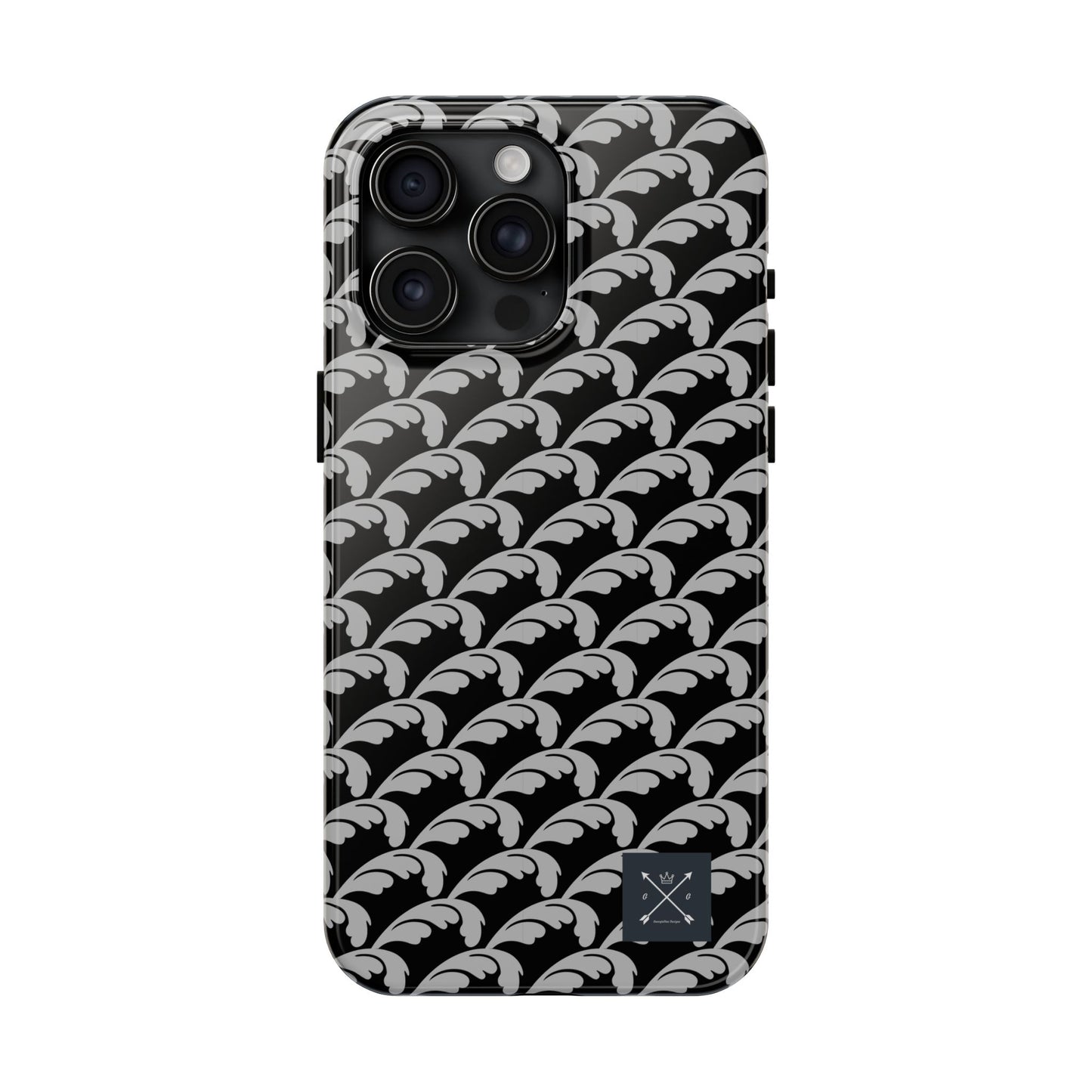 Beautiful Beloved One Flourish (silver/black) - Tough Phone Cases