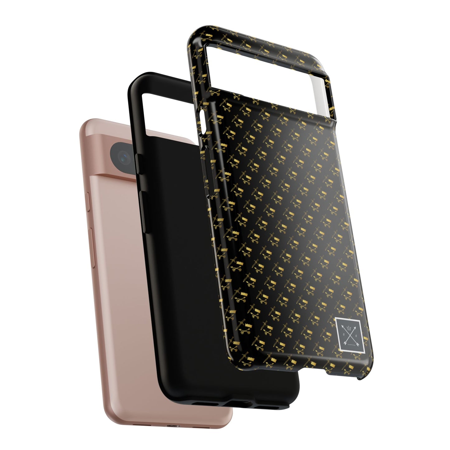 Gold and Bold Warrior Pattern - Tough Phone Cases