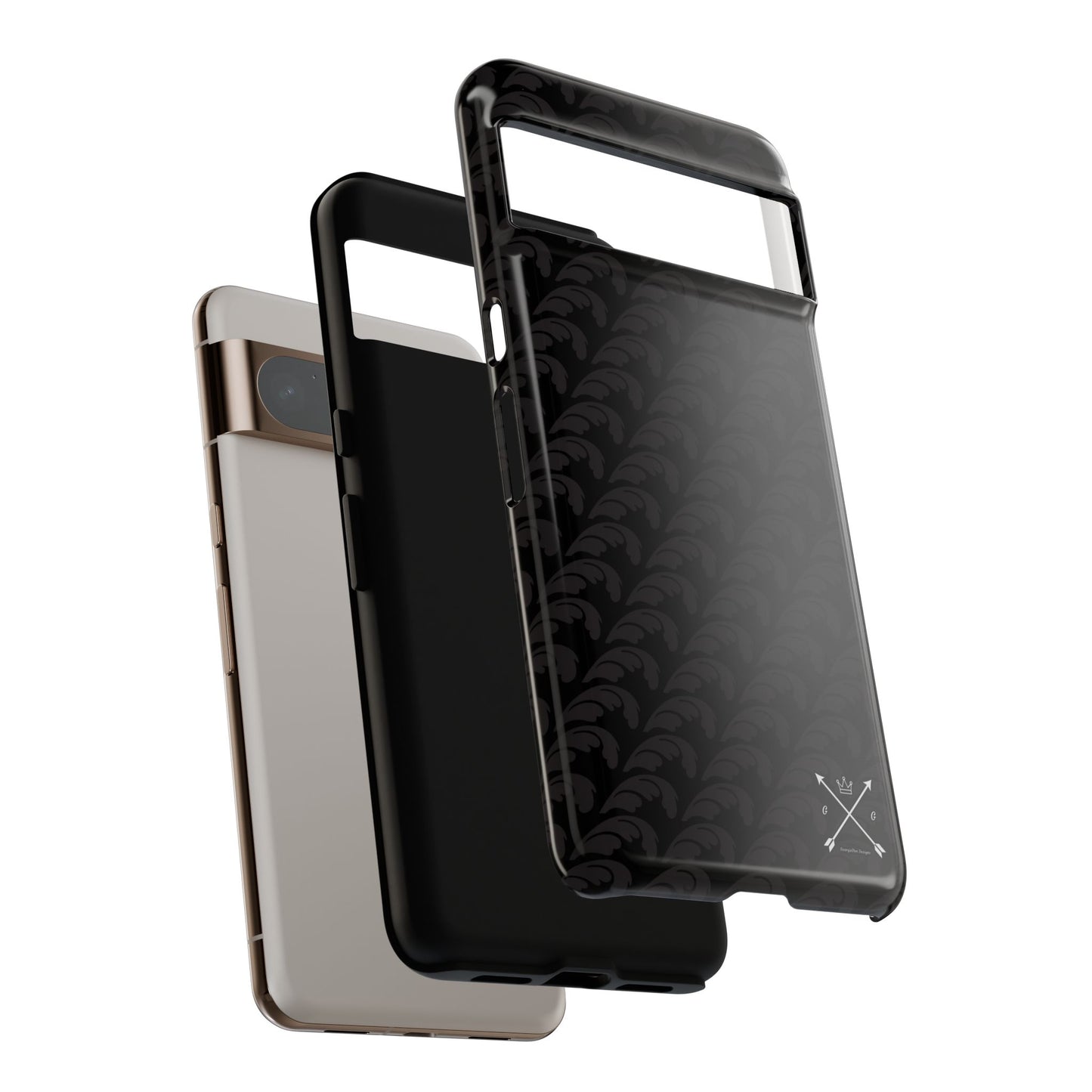 Beautiful Beloved One Flourish - Tough Phone Cases (black/black)