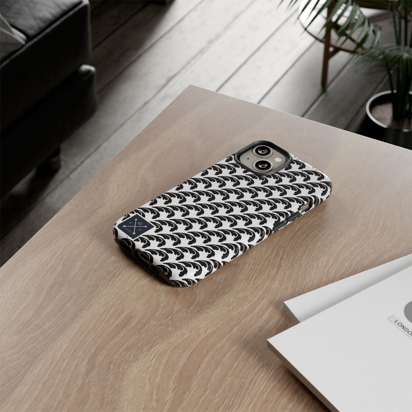 Beautiful Beloved One Flourish (black/white) - Tough Phone Cases