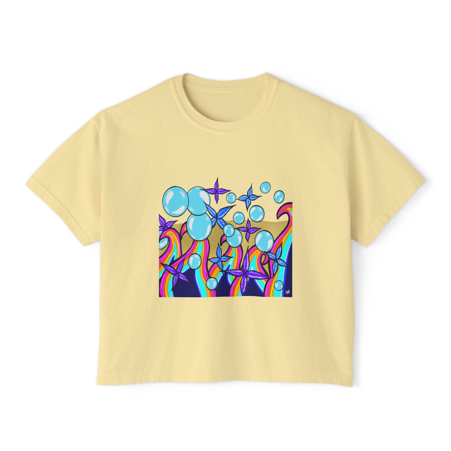 Bubble Rave - Women's Boxy Tee