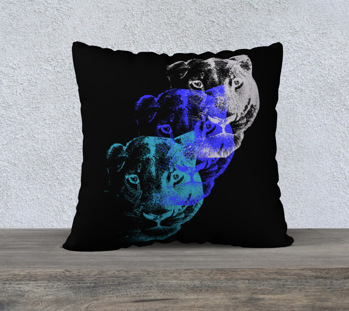 22" x 22" Pillow Case - GeorgieVon Designs