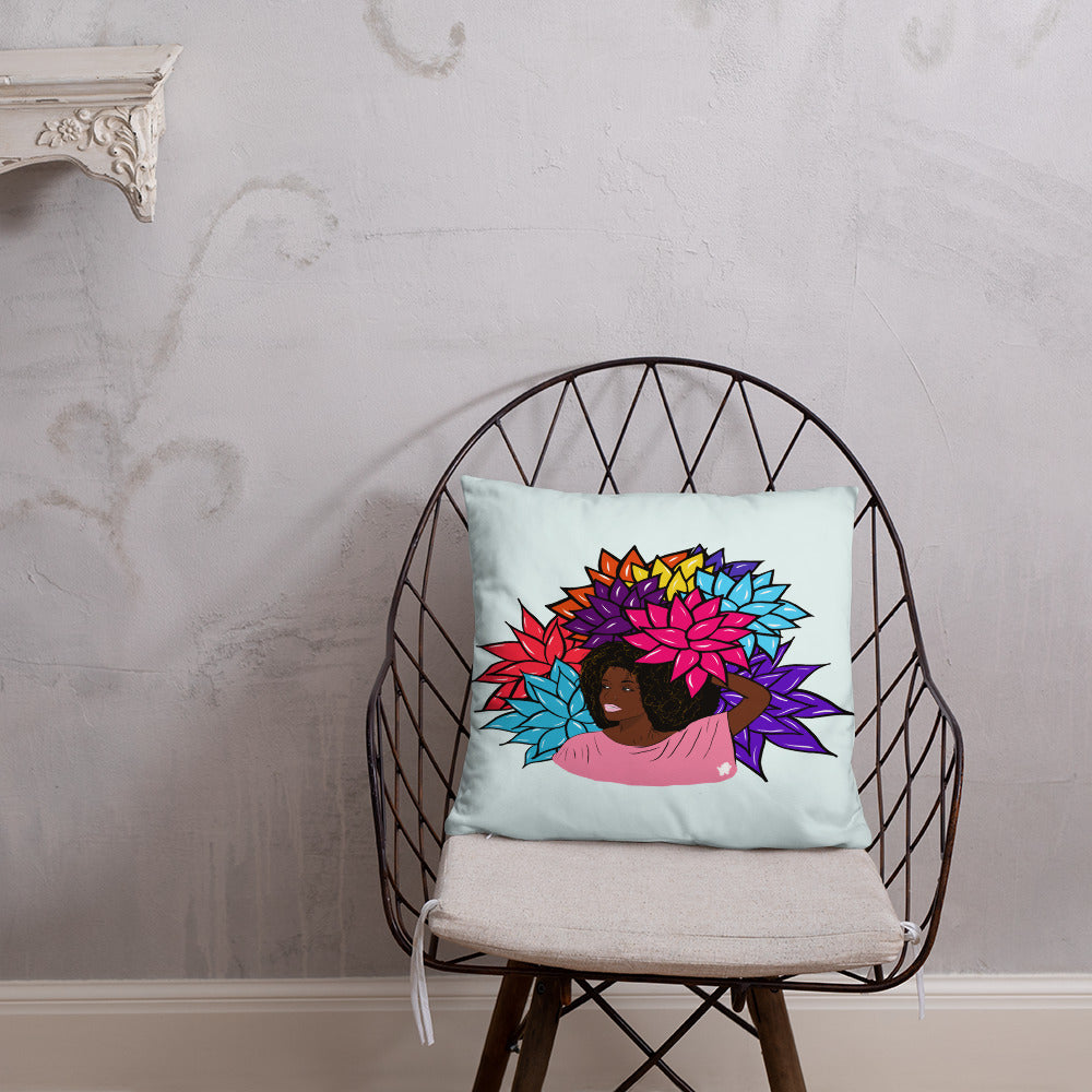 Flower Beauty - Throw Pillow