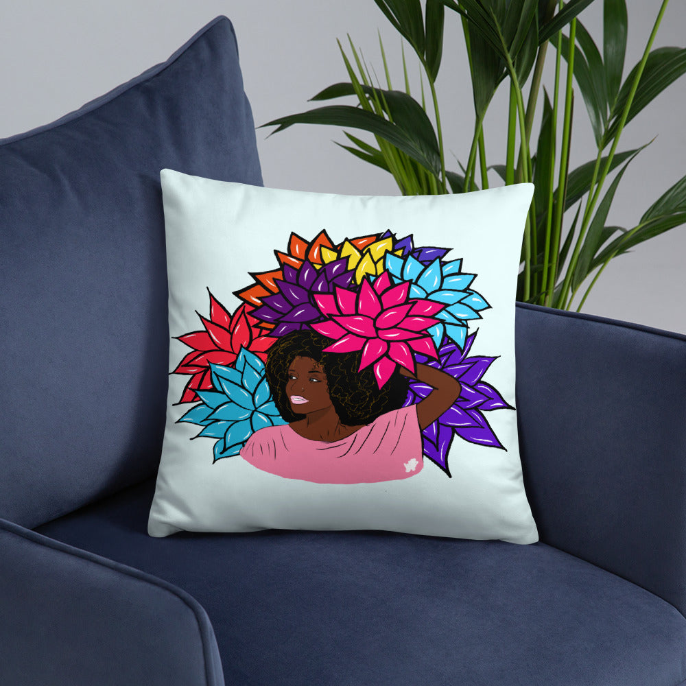 Flower Beauty - Throw Pillow