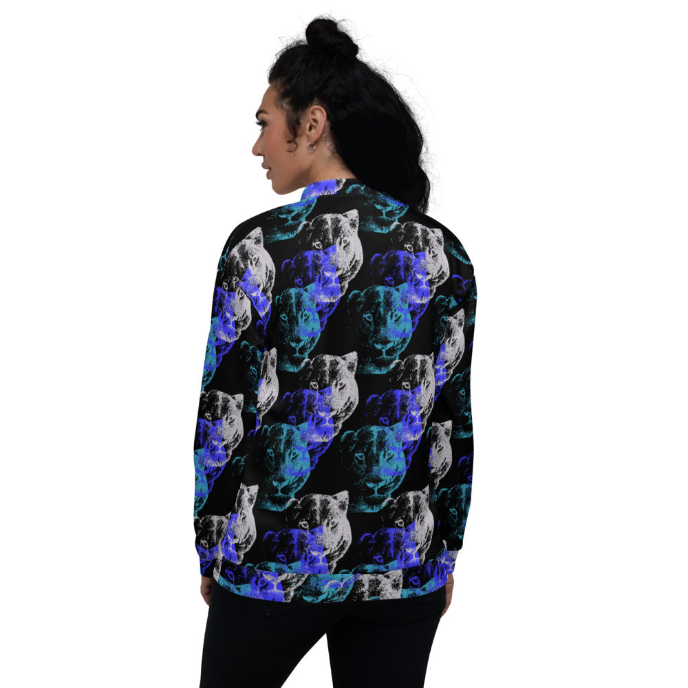Lioness Arising - Unisex Bomber Jacket - black