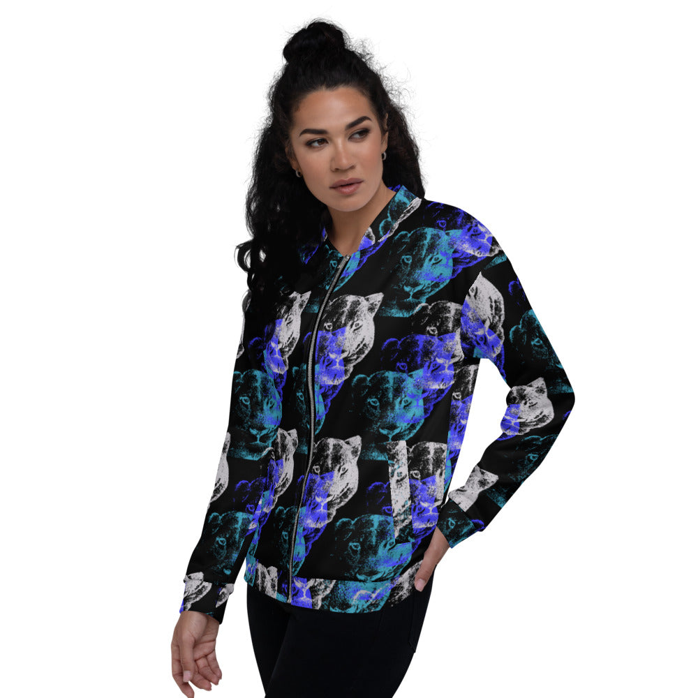 Lioness Arising - Unisex Bomber Jacket - black