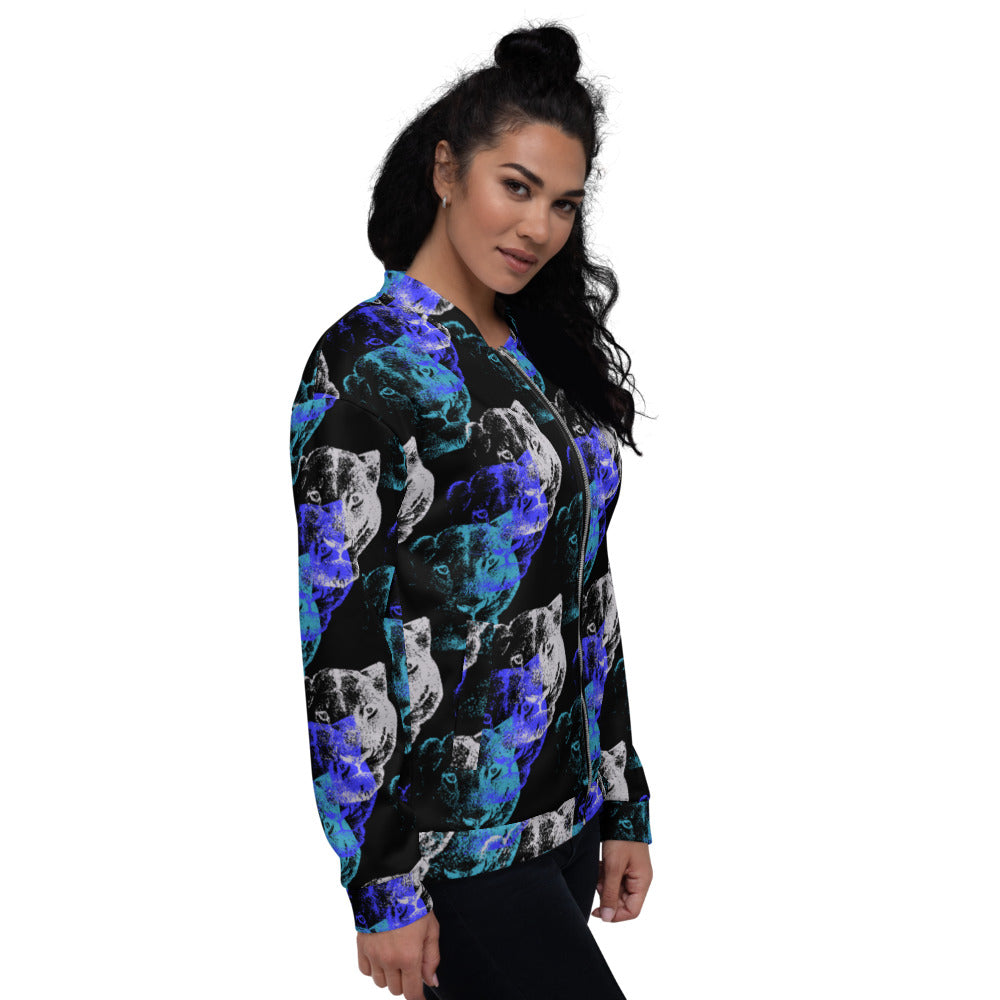 Lioness Arising - Unisex Bomber Jacket - black