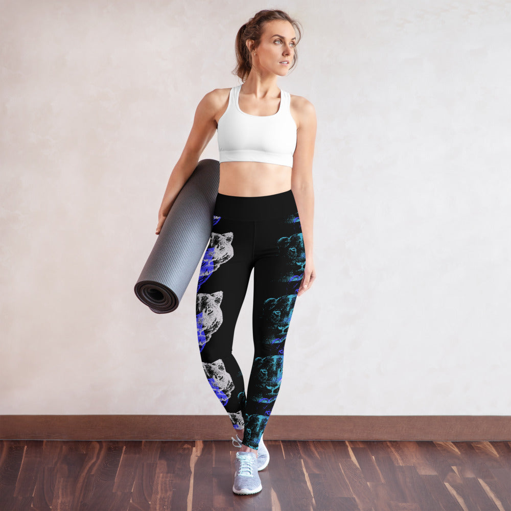 Lioness Arising - Yoga Leggings - black