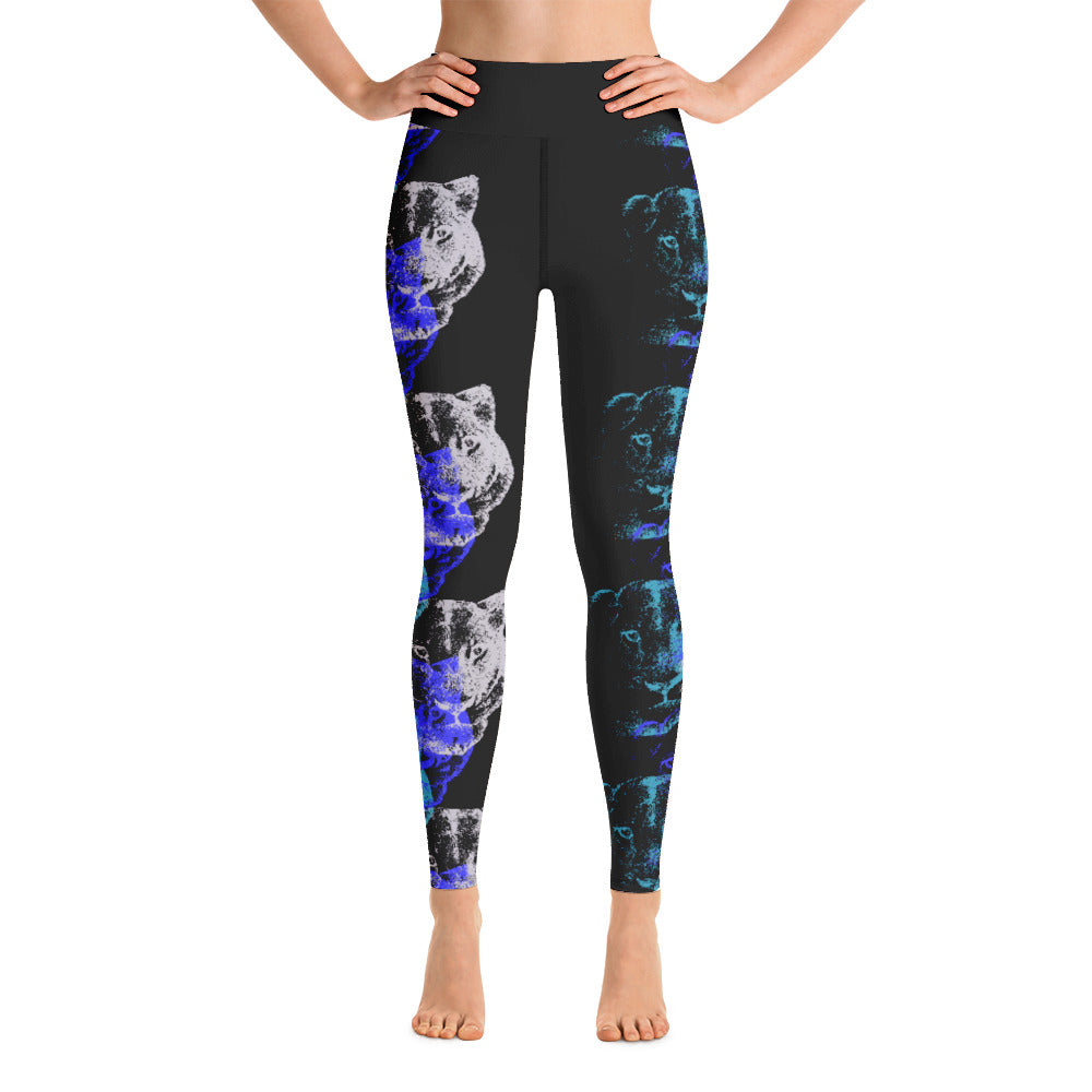 Lioness Arising - Yoga Leggings - black