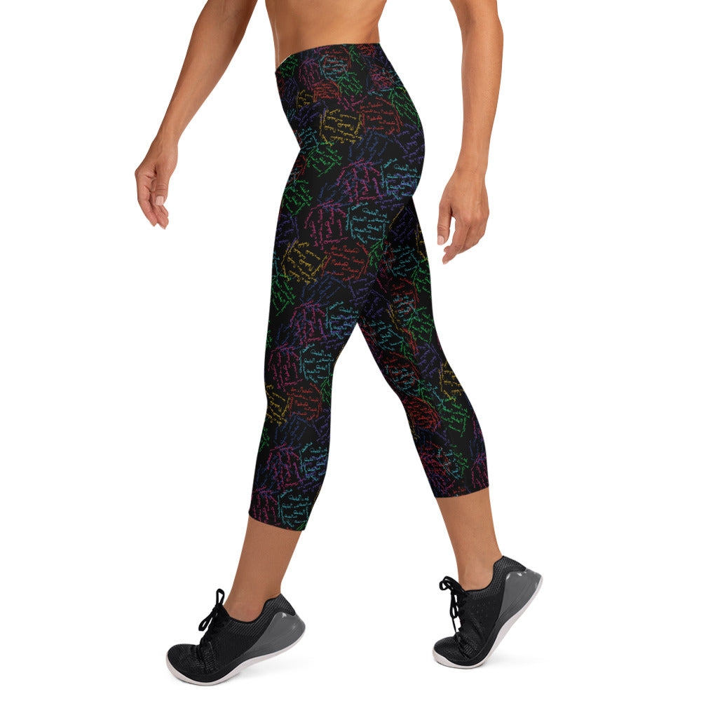 Masterpiece - Yoga Capri Leggings - black