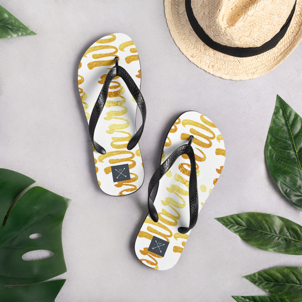 flip flops - GeorgieVon Designs
