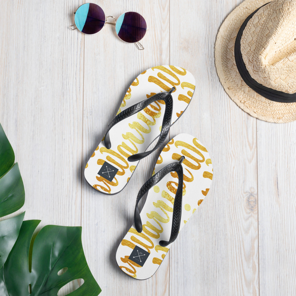 flip flops - GeorgieVon Designs