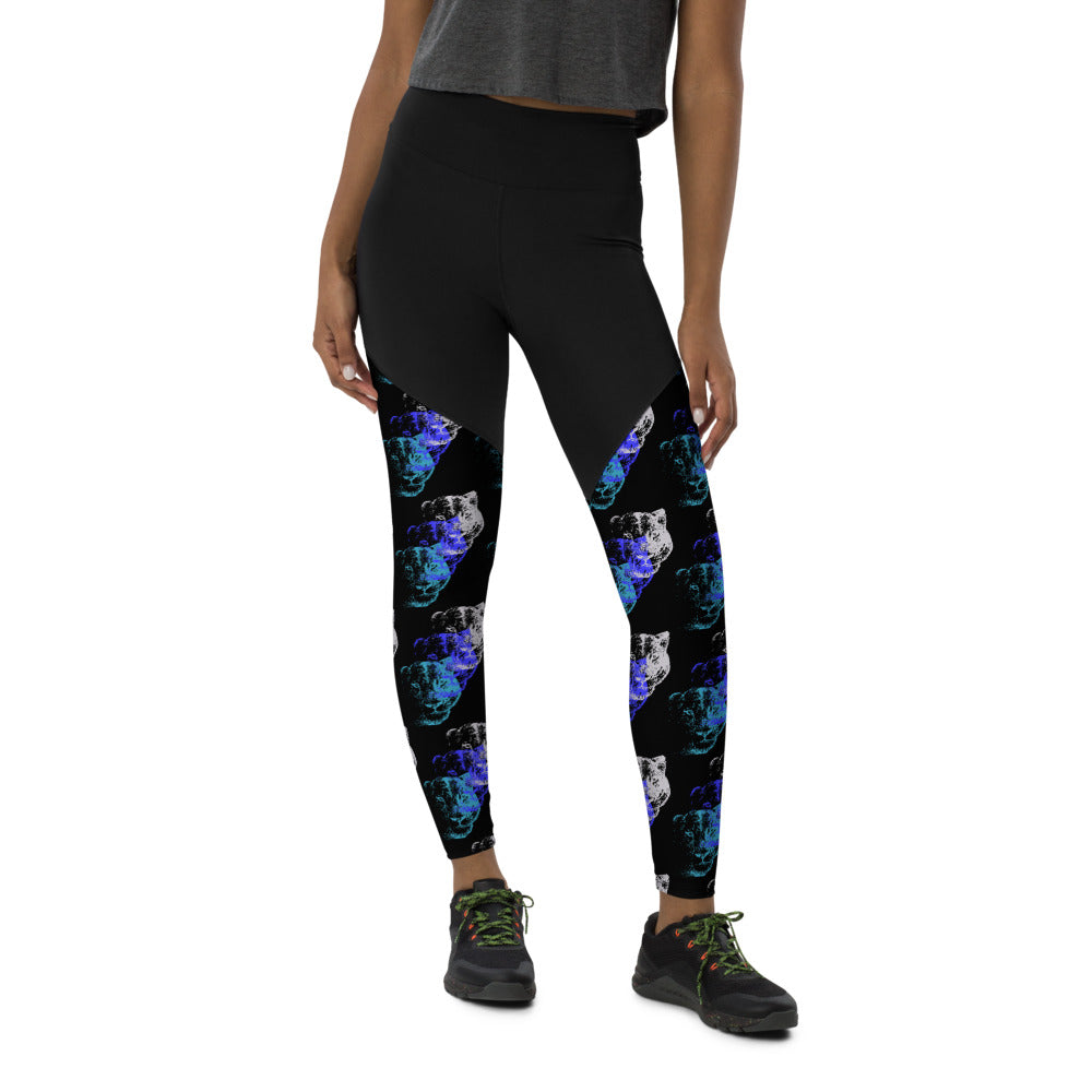 Lioness Arising - Sports Leggings - black