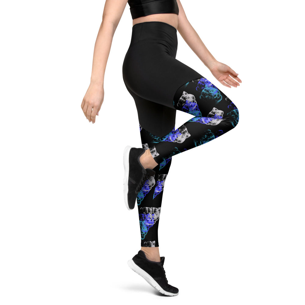 Lioness Arising - Sports Leggings - black