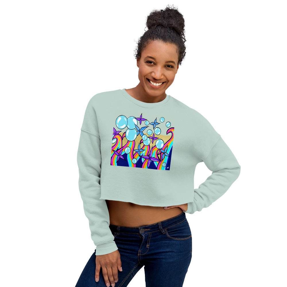 Bubble Rave - Crop Sweatshirt