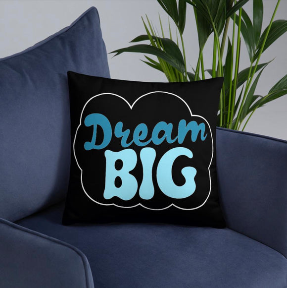 Throw Pillow w/ Dream Big design 
