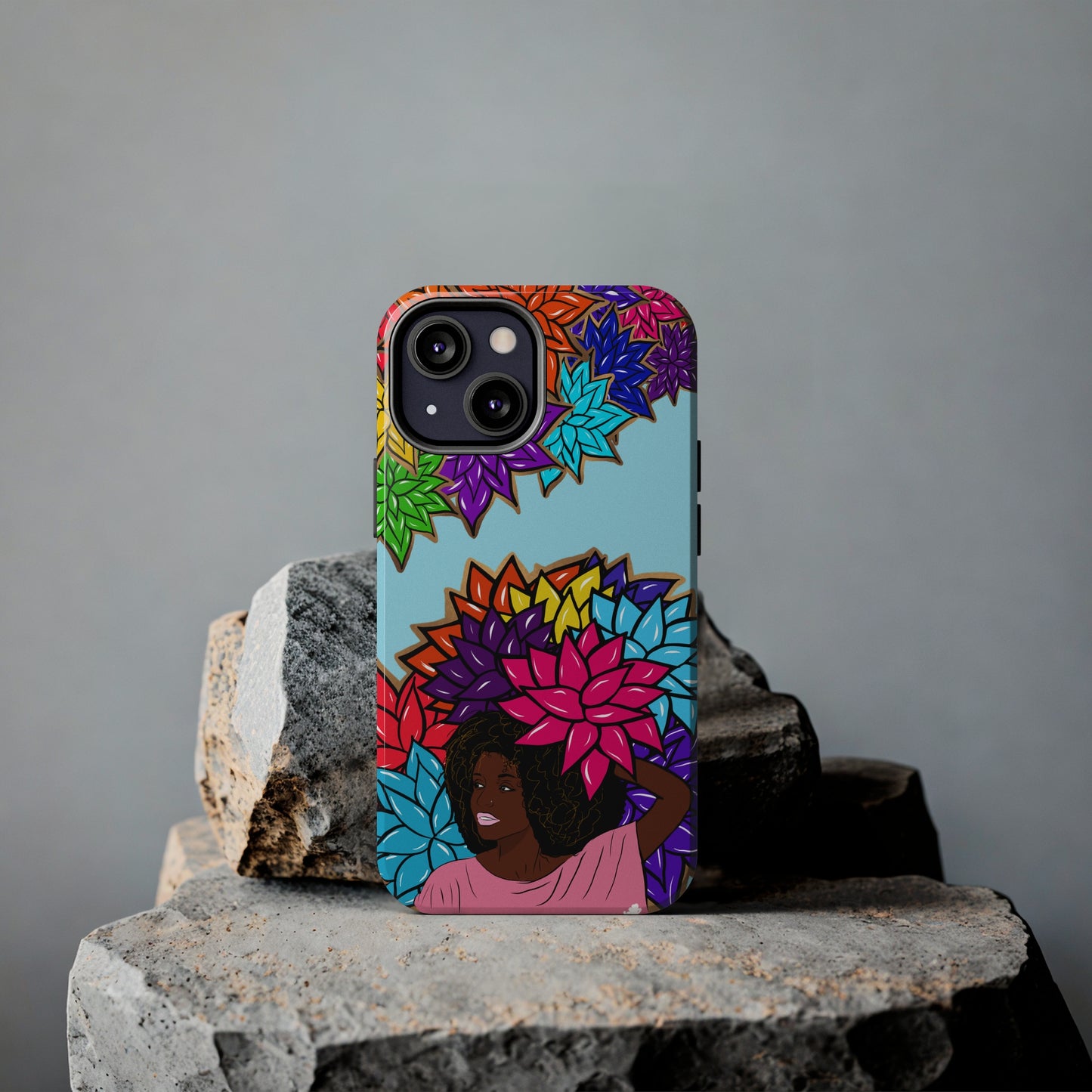 Beauty with Flowers - Tough Phone Cases