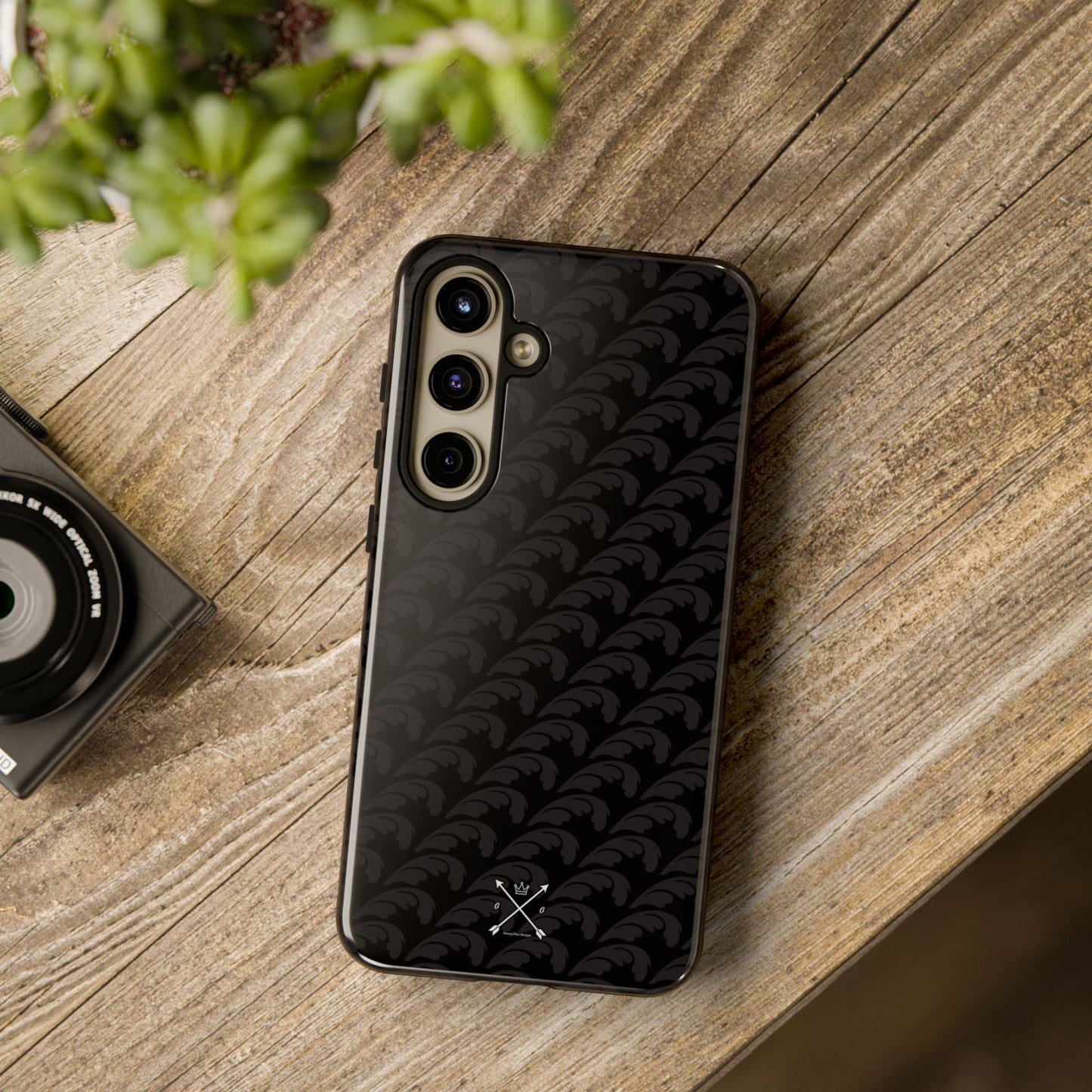 Beautiful Beloved One Flourish - Tough Phone Cases (black/black)
