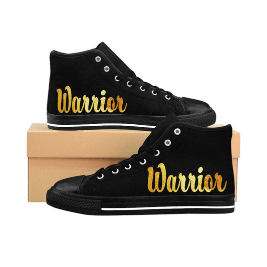 Women's - Gold and Bold Warrior - High-top Sneakers