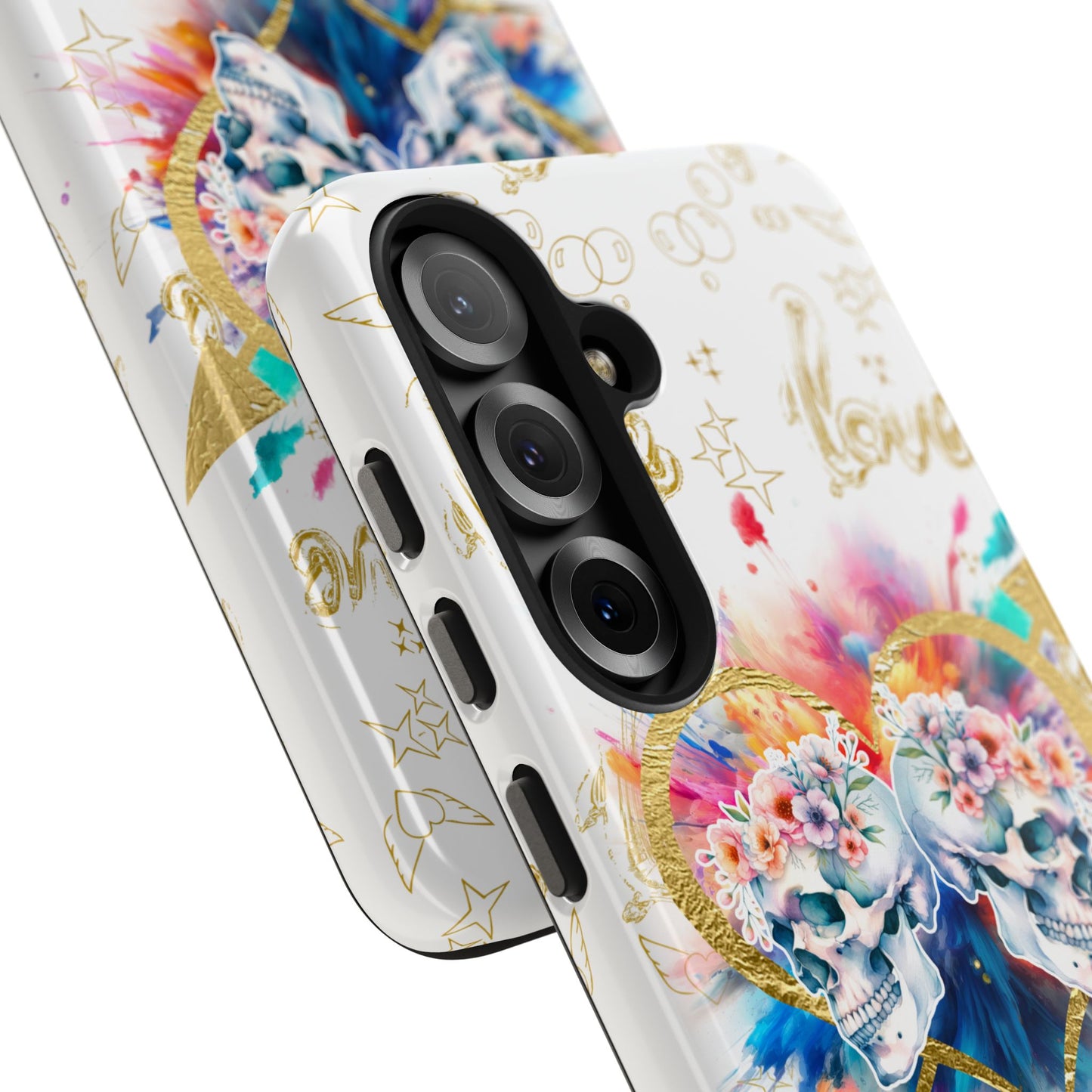 Love is Golden Watercolor - Tough Phone Cases