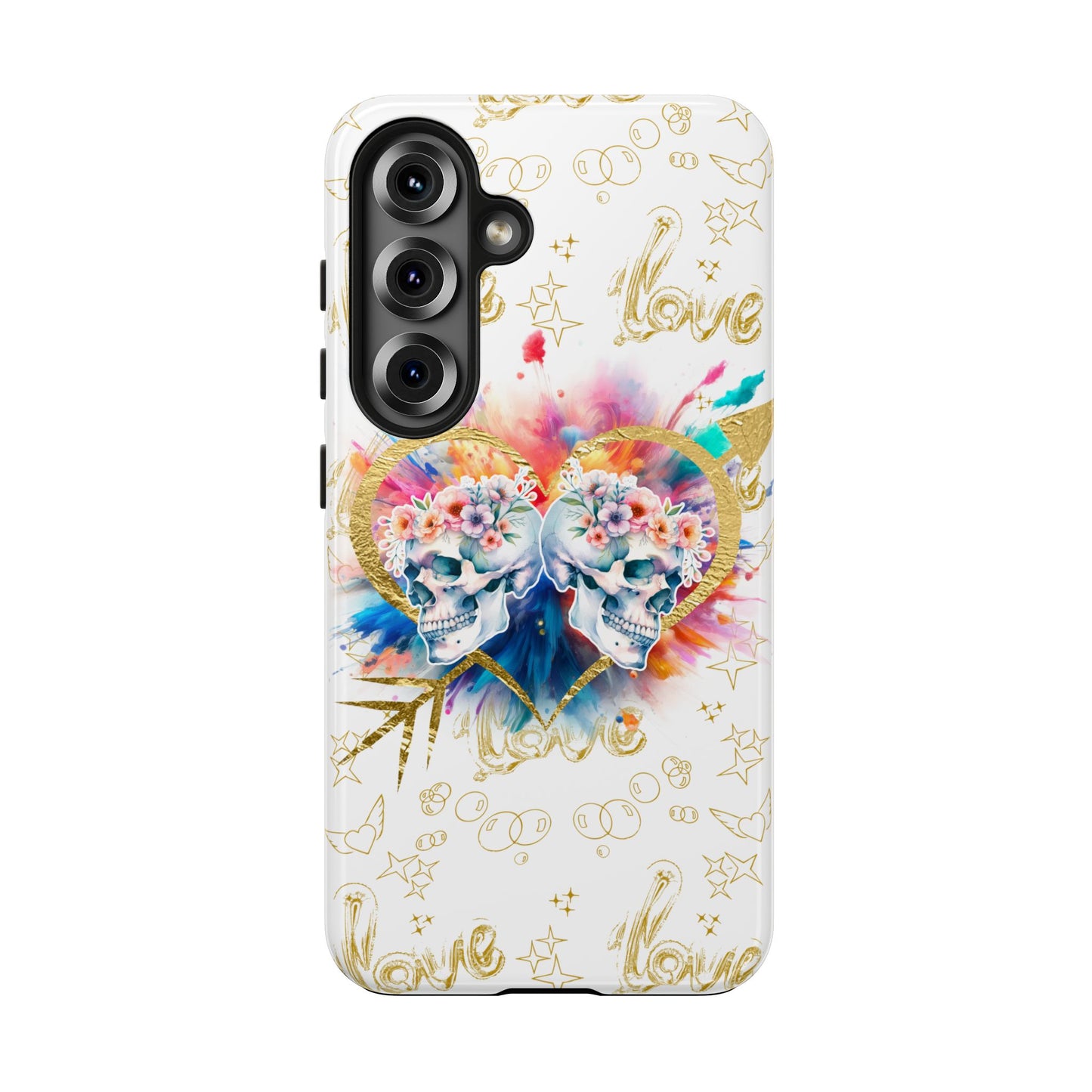 Love is Golden Watercolor - Tough Phone Cases