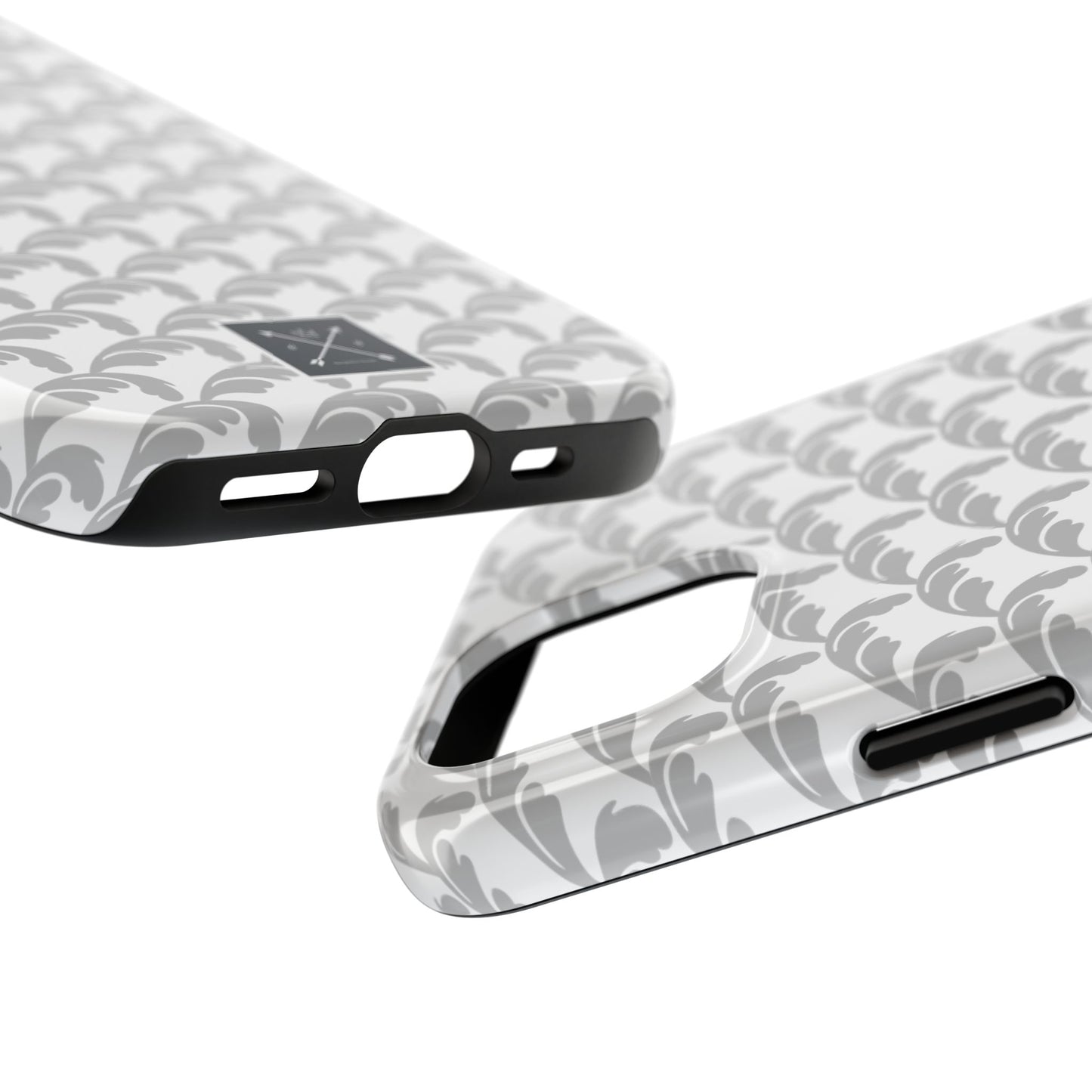 Beautiful Beloved Flourish (white/silver) - Tough Phone Cases